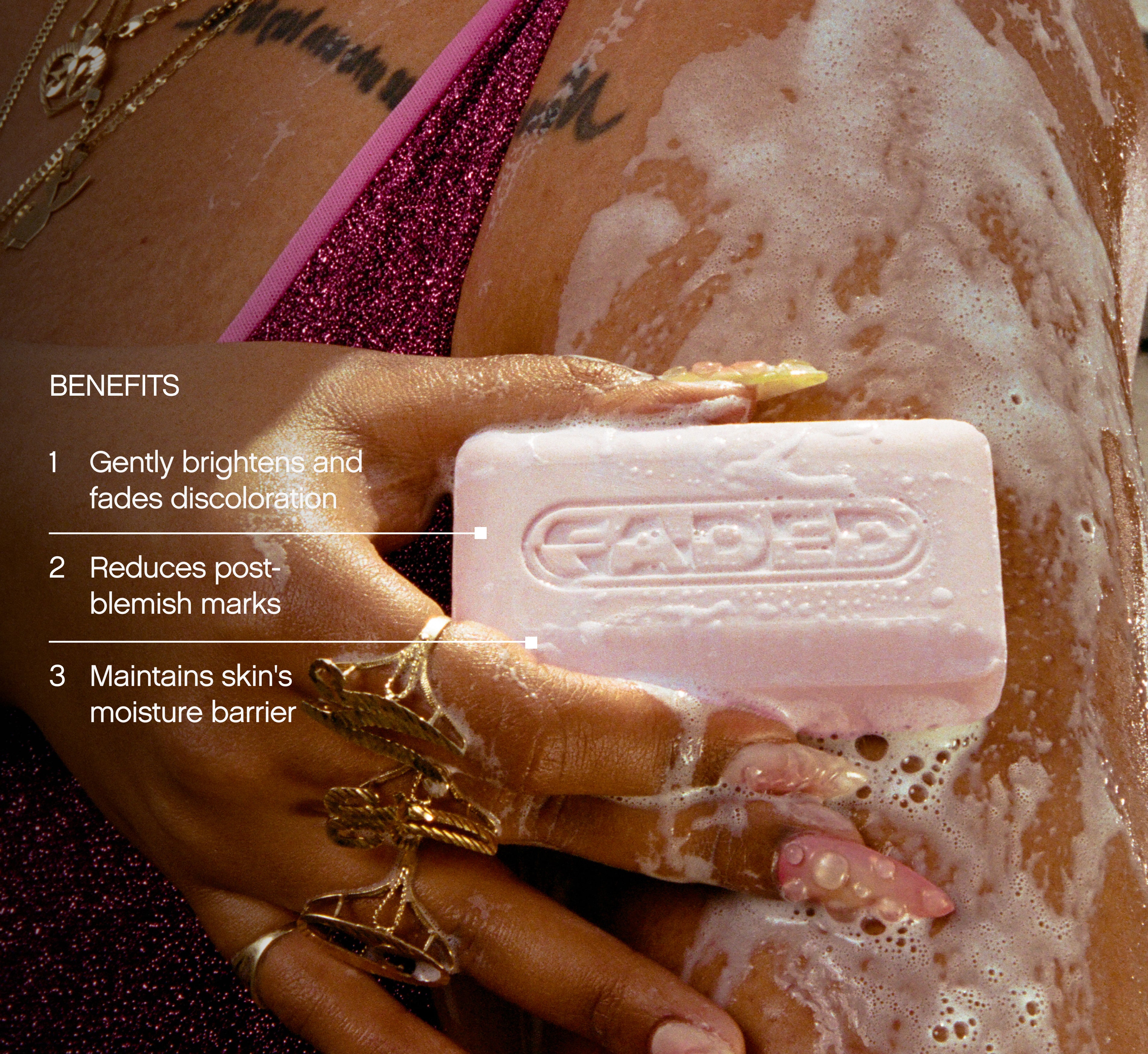Faded Brightening Cleansing Bar